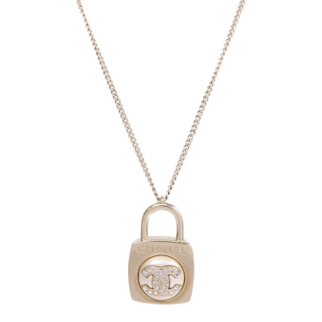 Chanel Gold Tone CC Pendant Necklace for Women: Chanel Gold Tone CC Pendant Necklace for Women This is a CHANEL CC necklace featuring a gold-tone finish and no main stone. Designed for women, it has a classic style with the iconic CC motif. The nec