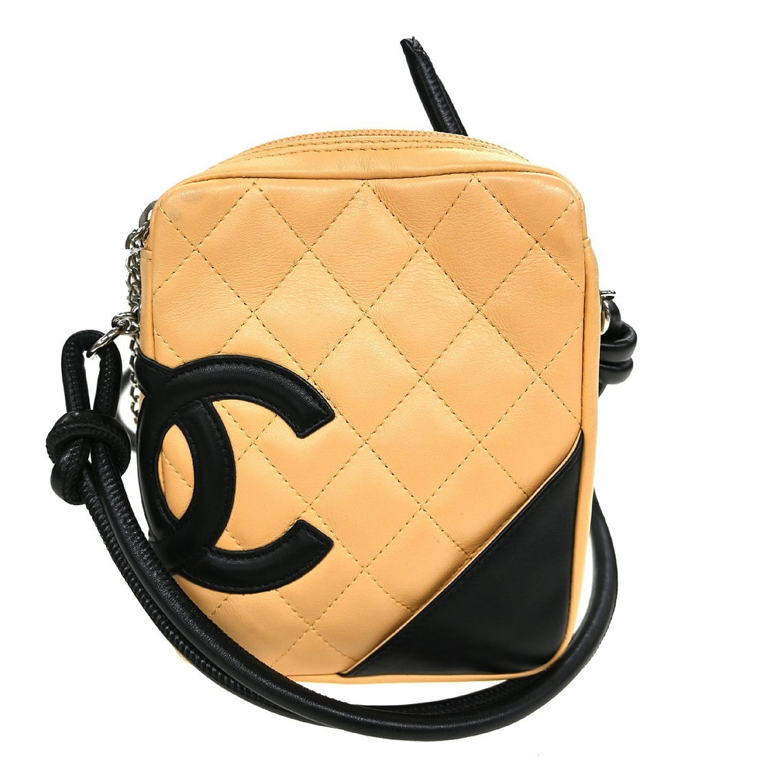 Cambon Ligne Small Quilted Beige Calfskin Crossbody Bag by Chanel (1 of 9)