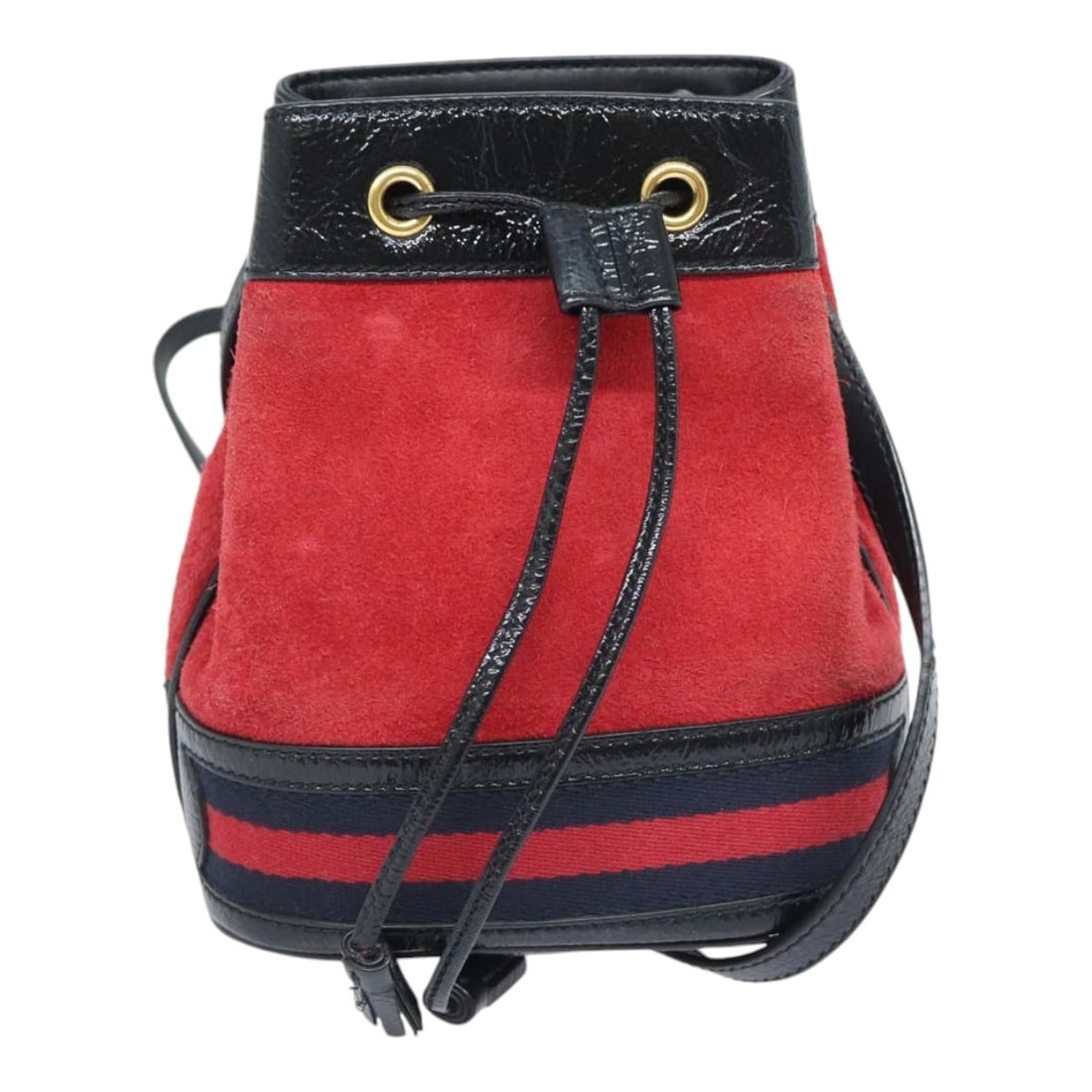 Red Suede Gucci Ophidia Bucket Bag for Women Italy (1 of 18)