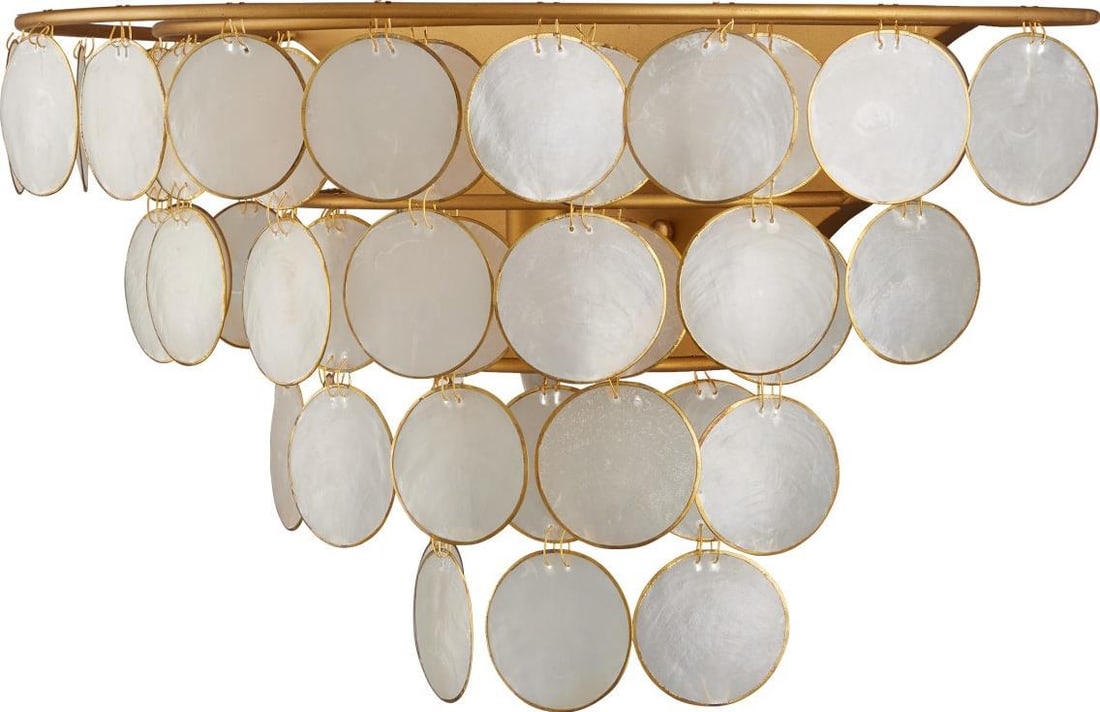 Currey Bon Vivant Gold Wall Sconce Light 10.75H 20W 10.25D Dimmable (1 of 6)