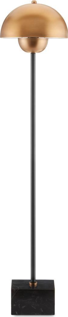 Currey La Rue Brass & Black Marble Table Lamp 36 Inches (1 of 4)