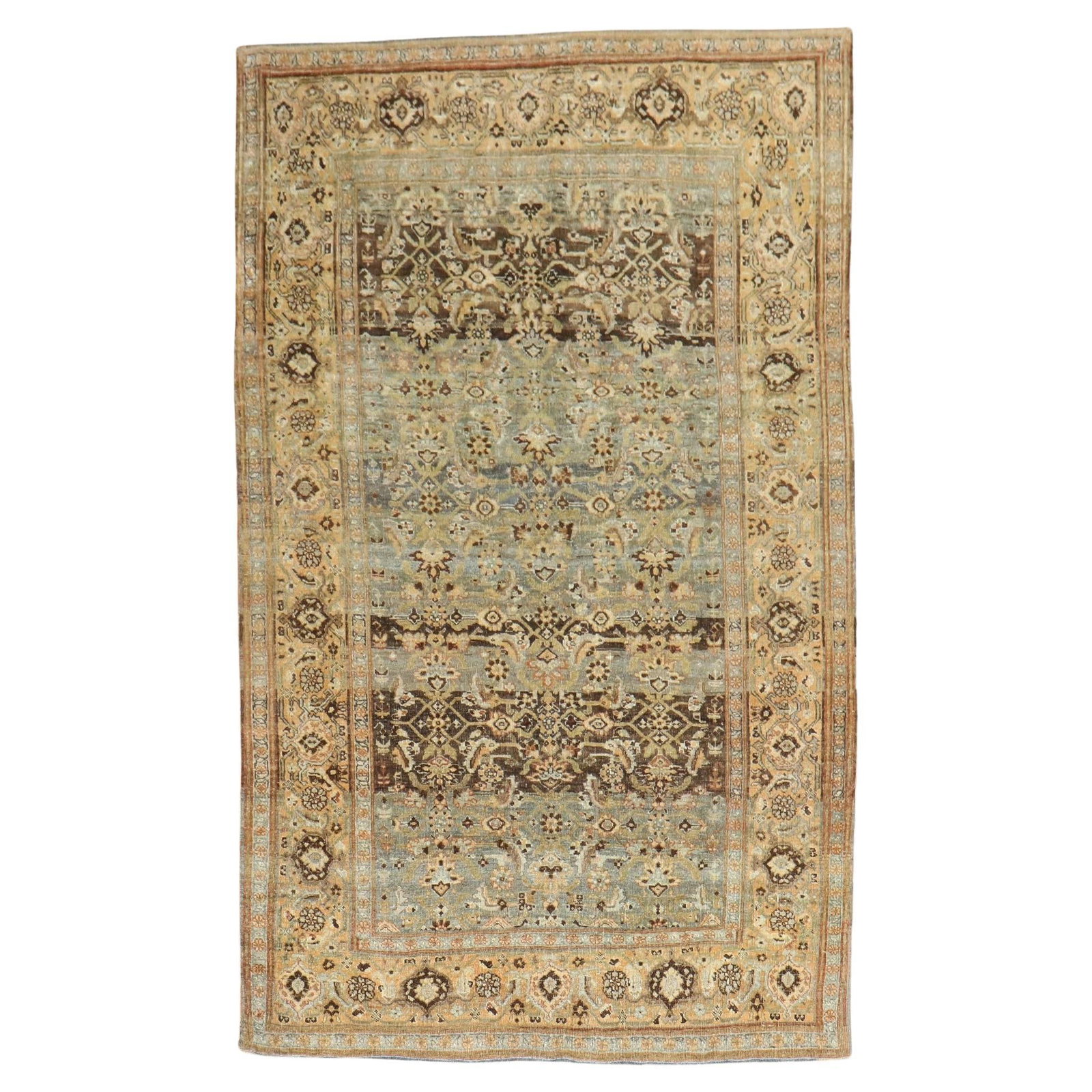 Antique Persian Bidjar Malayer Rug 4'7 x 7'2 Hand-Knotted Wool Iran (1 of 10)