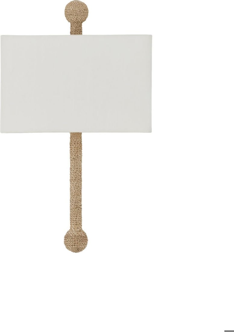 Currey Senegal Wall Sconce 24.25H Black White Dimmable Lighting (1 of 4)