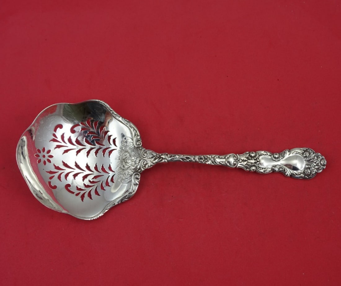 Gorham Sterling Silver Imperial Chrysanthemum Ice Spoon 8.5 Inches (1 of 3)