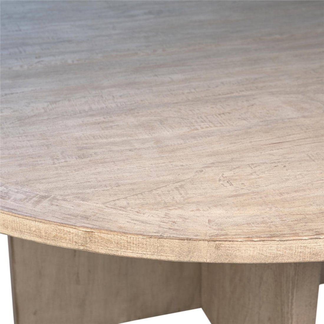 Harley Antique Style Reclaimed Pine Round Dining Table 72 Inch (1 of 3)