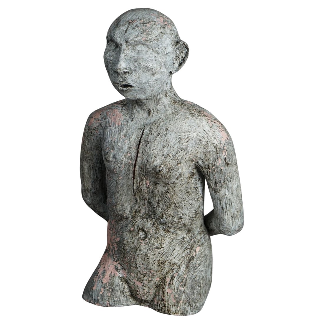 Terracotta Male Torso Sculpture Attributed to York Lewis Circa 1980 (1 of 11)