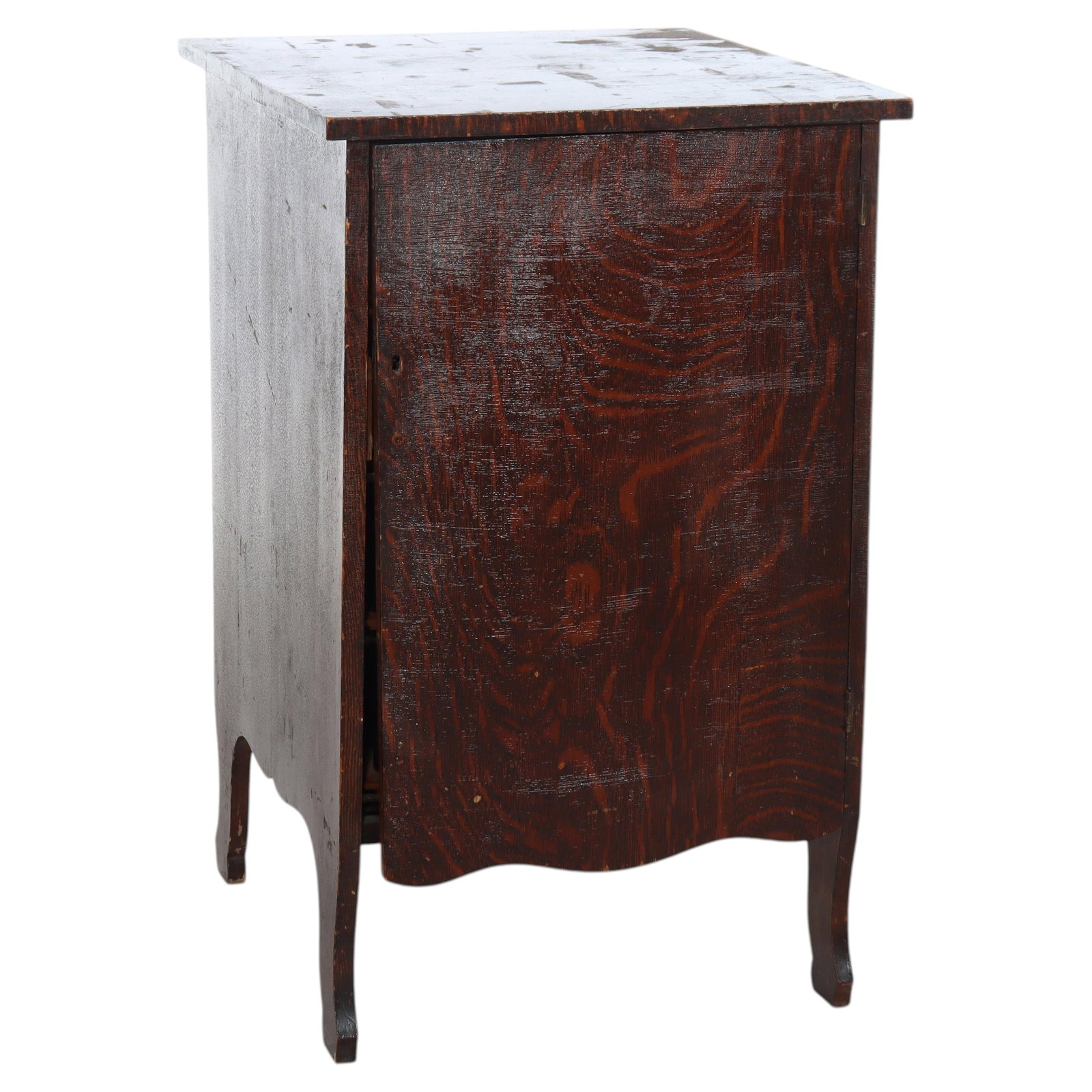 Early 1900s Oak Cylinder Cabinet with 89 Edison Phonograph Cylinders (1 of 9)