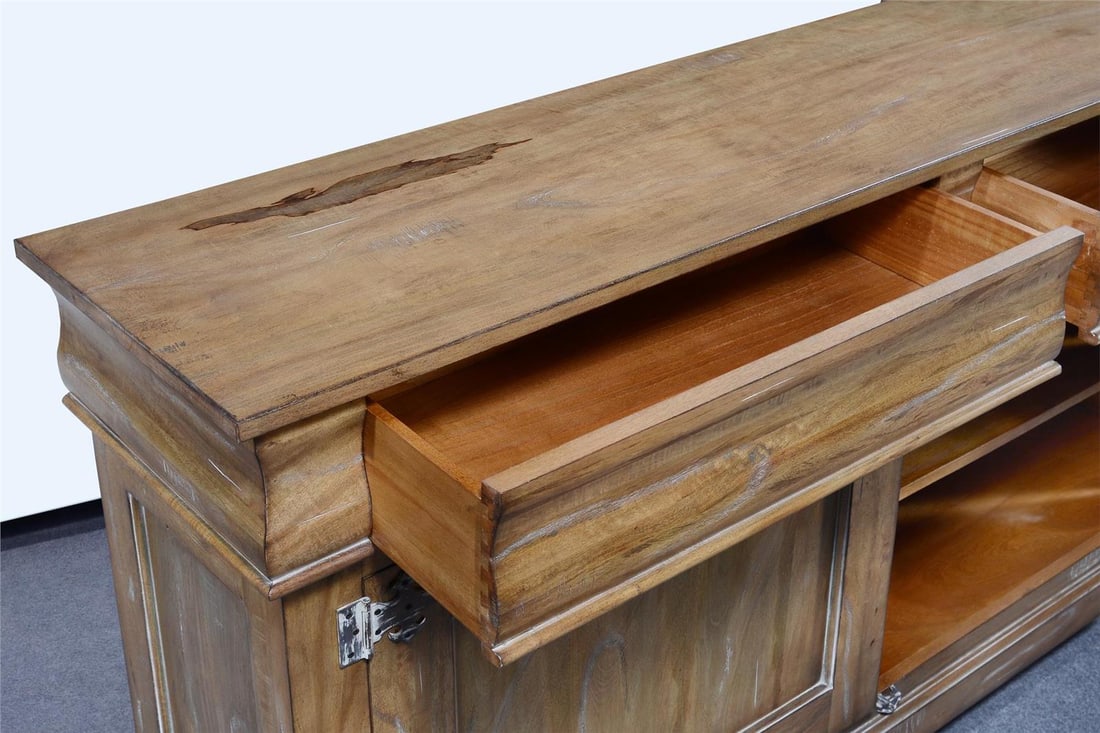 Philippe Collection Beachwood Sideboard French Style 72": Philippe Collection Beachwood Sideboard French Style 72" Elevate your dining space with this elegant Beachwood Sideboard from the Philippe Collection. Crafted in a sophisticated French style, this sid