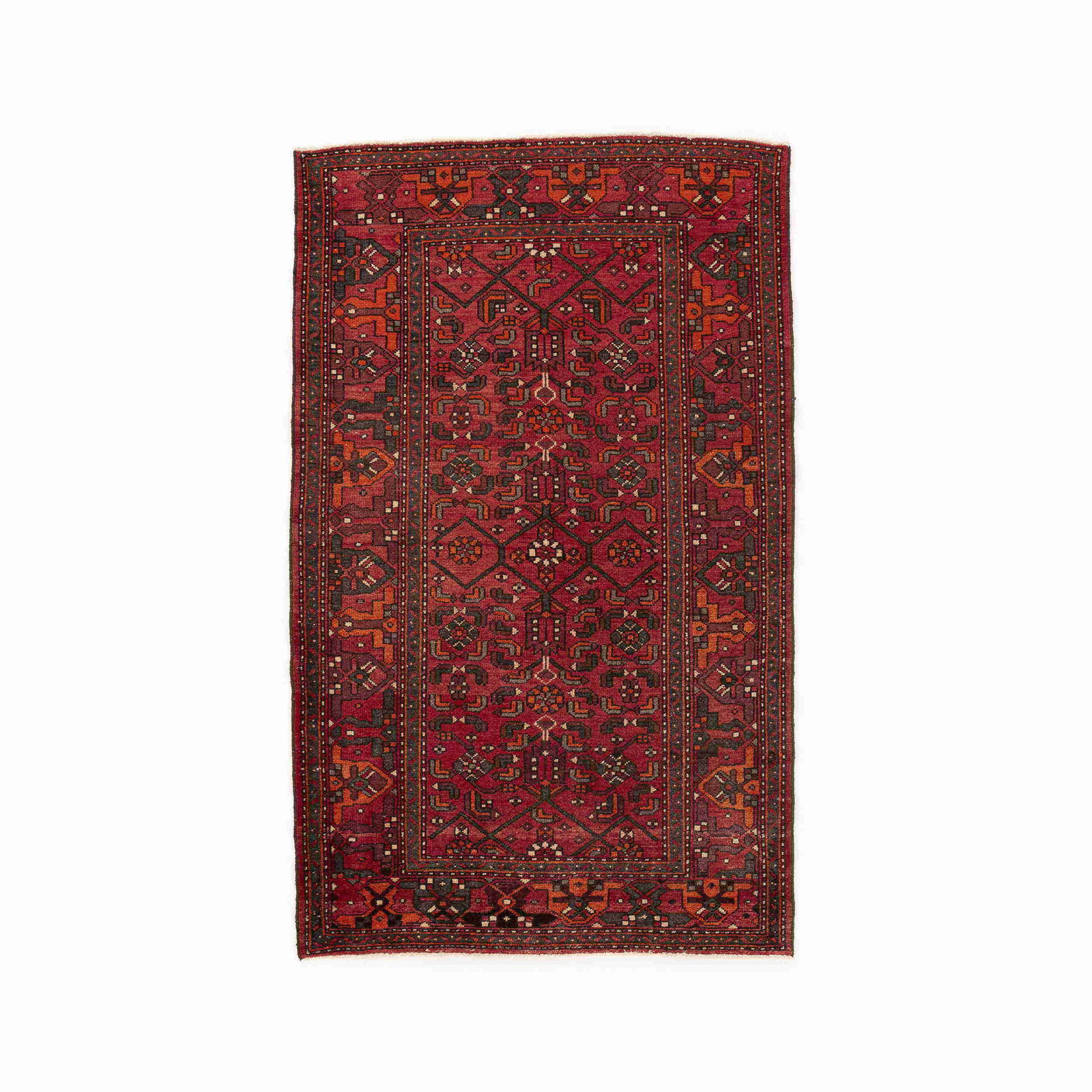 Authentic Handmade Kurt Wool on Wool Carpet 50.4x81.1 inches (1 of 8)
