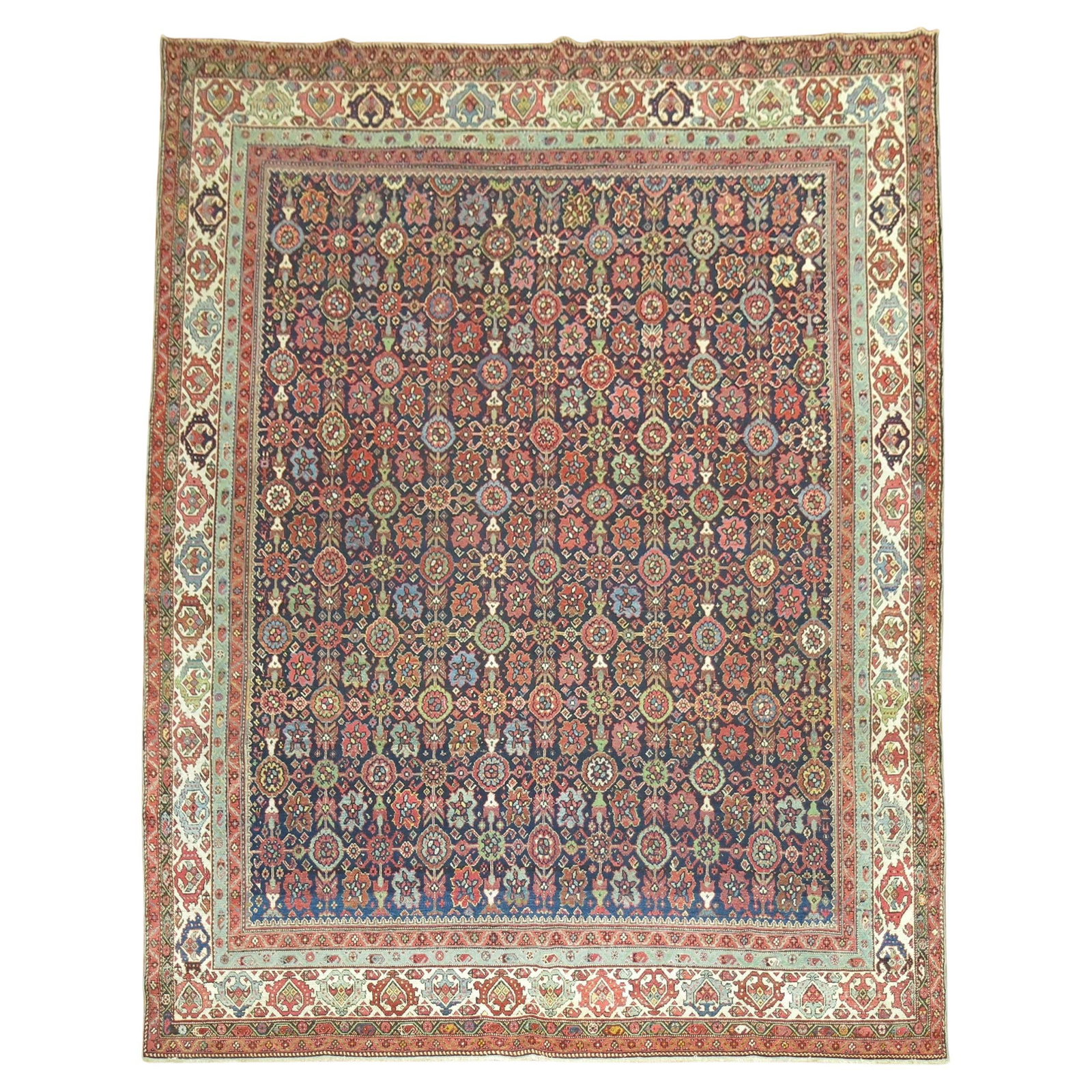 Early 20th Century Persian Malayer Hand-Woven Wool Rug 8'9 x 11'1 (1 of 8)
