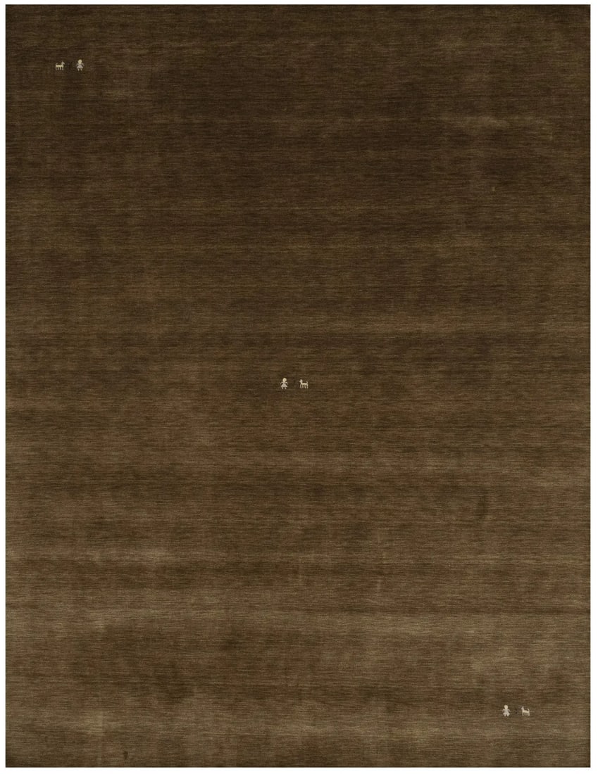 Modern Brown Gabbeh Wool Area Rug 8'11 x 11'9 Tribal Design: Modern Brown Gabbeh Wool Area Rug 8'11 x 11'9 Tribal Design Enhance your living space with this stunning Modern Gabbeh Wool Area Rug, featuring a rich brown tribal design that adds a touch of elegance