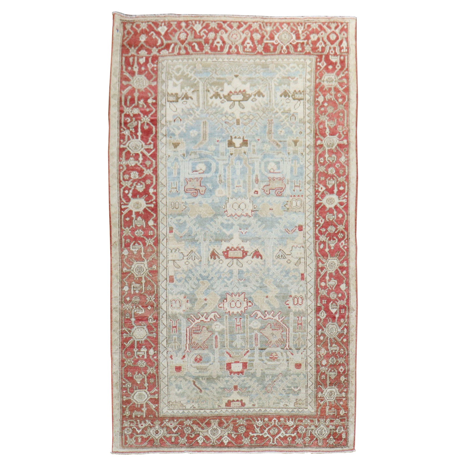 Early 20th Century Persian Malayer Hand-Knotted Wool Rug 4' x 6'10": Early 20th Century Persian Malayer Hand-Knotted Wool Rug 4' x 6'10" Discover the timeless beauty of this early 20th century Persian Malayer rug, expertly handcrafted with traditional techniques. Made 