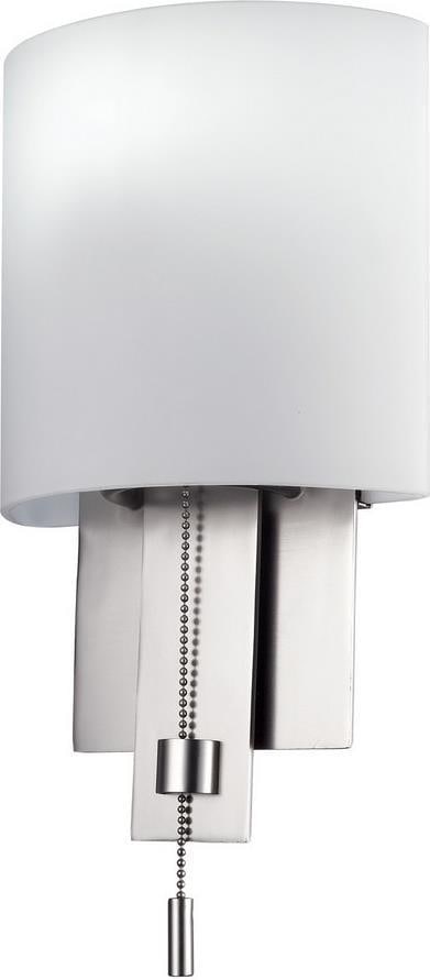 Kalco Espille Satin Nickel 1-Light Dimmable Wall Sconce (1 of 1)