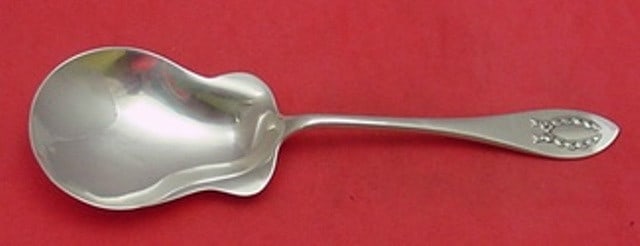 Shreve Napoleonic Sterling Silver Salad Serving Spoon 9 Inch (1 of 1)