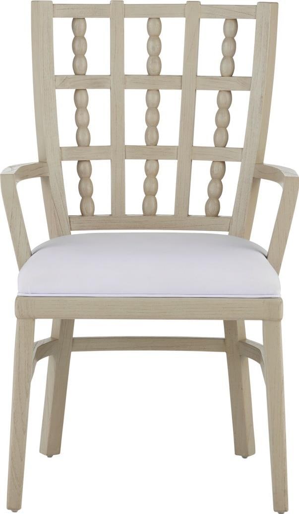 Currey Norene Gray Armchair Mindi Wood Fog Gray Finish (1 of 4)
