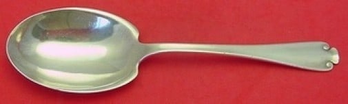 Tiffany & Co Flemish Sterling Silver Berry Spoon 9 Inch Antique Flatware (1 of 2)