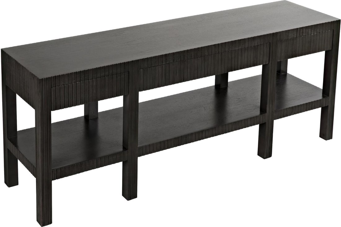 Regency Style Pale Mahogany Conrad Console Table by Noir (1 of 9)