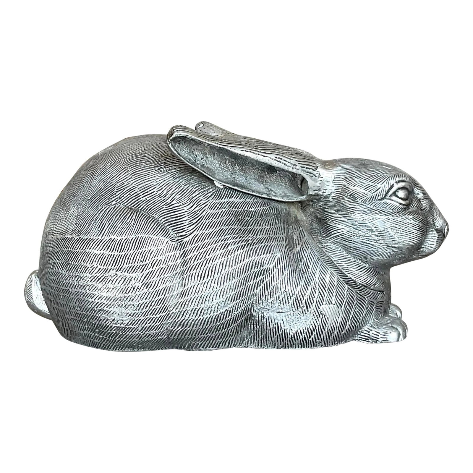 Vintage Patinated Metal Rabbit Rustic Americana Home Decor (1 of 8)
