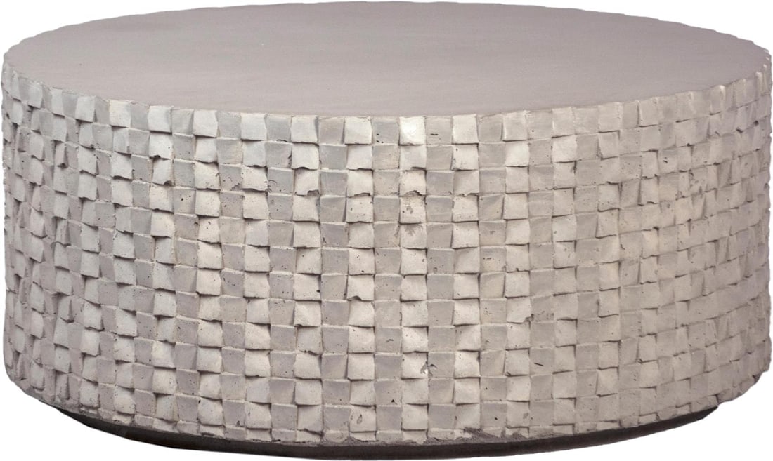 Natsu Gray Concrete Outdoor Coffee Table 16H 35W 35D (1 of 2)