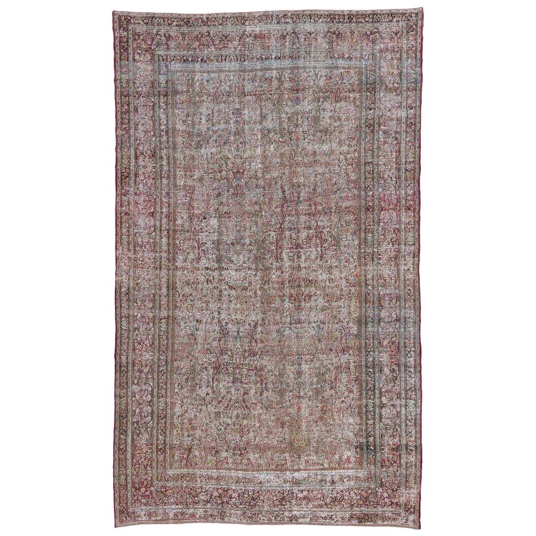 Zabihi Collection Victorian Hand-Woven Persian Carpet 10'11'' x 18'5'' (1 of 13)