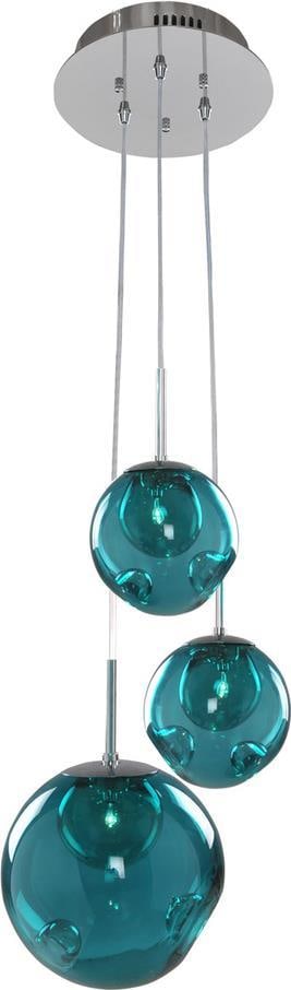 Kalco Meteor Pendant Light 3-Light Chrome Finish Dimmable Indoor: Kalco Meteor Pendant Light 3-Light Chrome Finish Dimmable Indoor Illuminate your space with the Contemporary Meteor Pendant, expertly crafted to order. This striking pendant light features a chrome fi