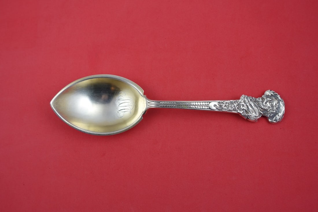 Gorham Old Masters Sterling Silver Berry Spoon Rubens 8 7/8" (1 of 2)