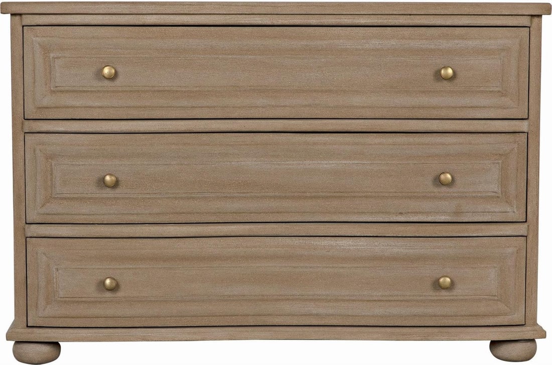 Noir Lauren Weathered Dresser English Traditional Style (1 of 12)