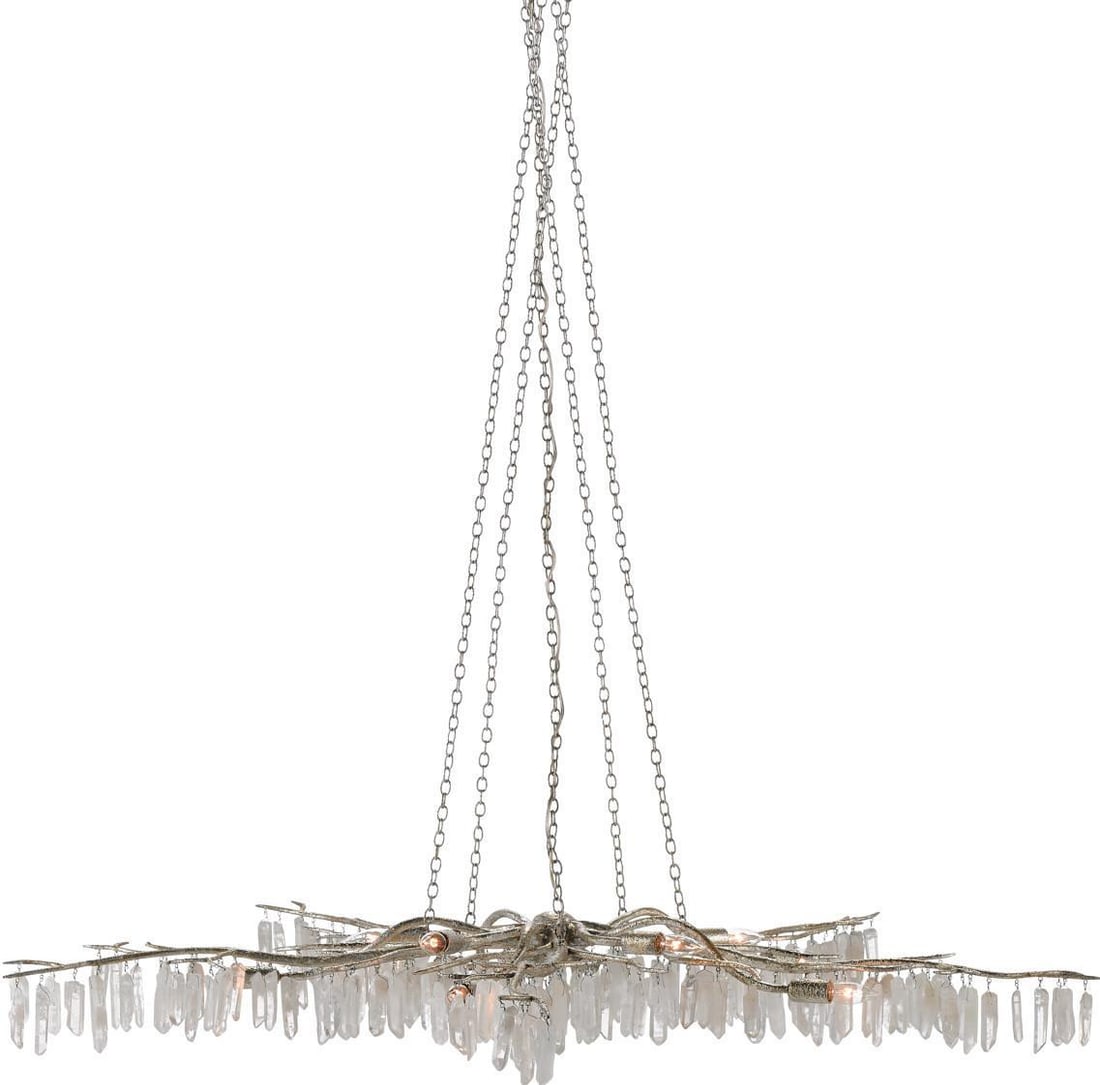 Currey Forest Light Crystal Chandelier 10 Lights UL Listed Contemporary (1 of 2)