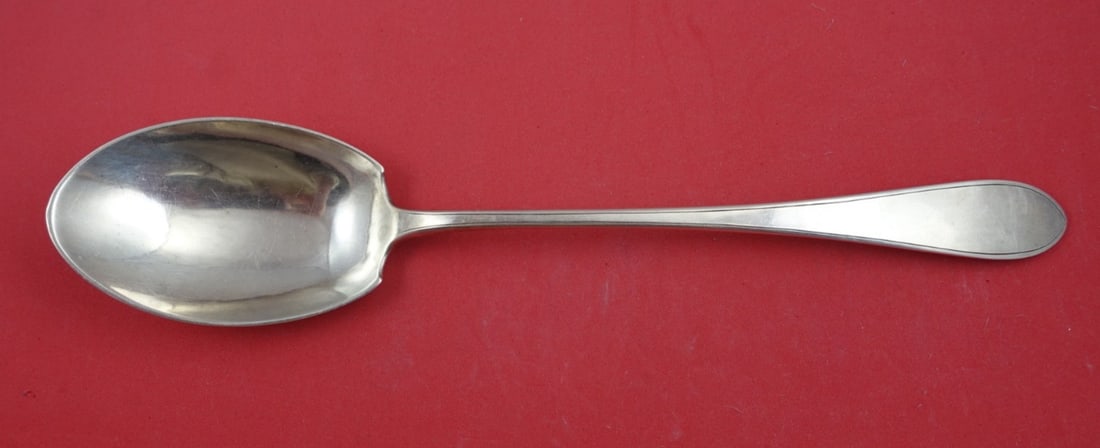 Arthur Stone Pointed End Sterling Silver Salad Serving Spoon 11 3/8" (1 of 2)