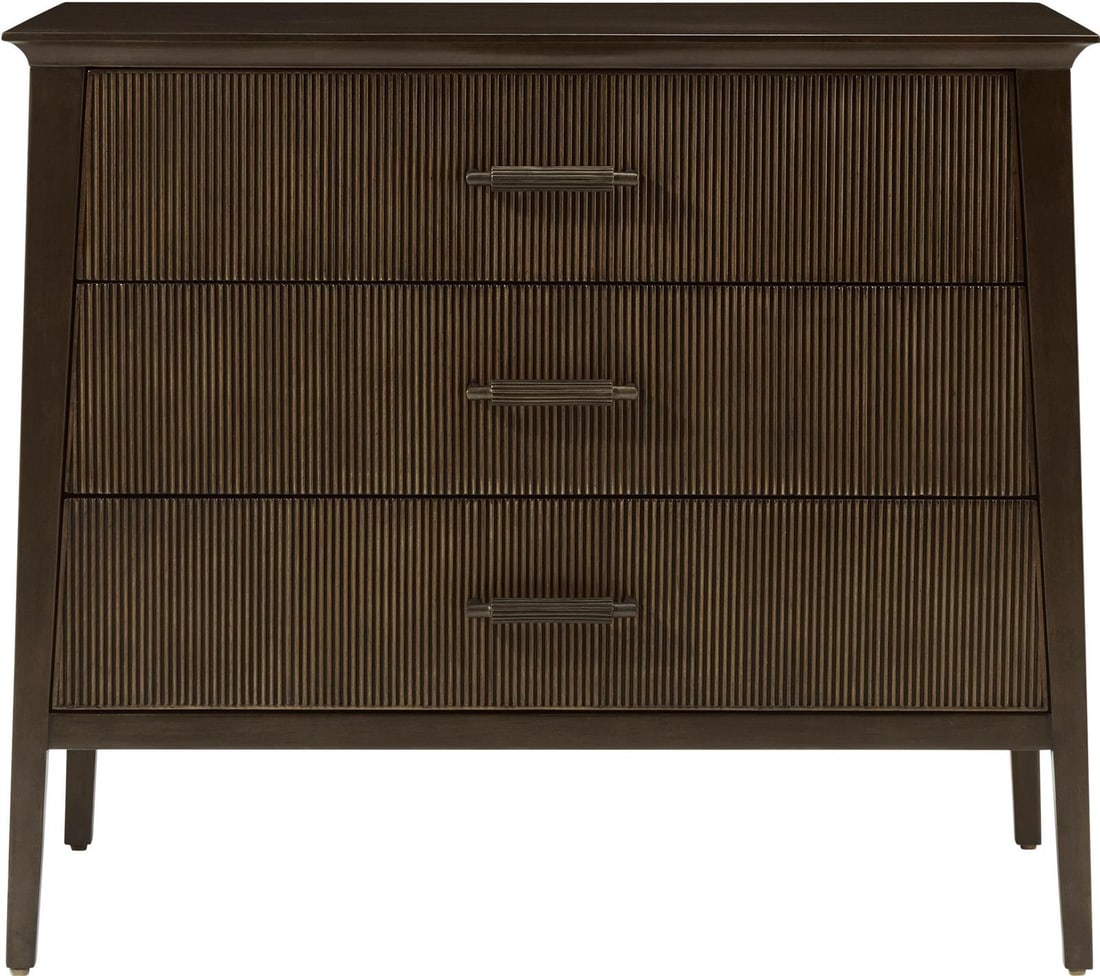 Lido Collection Rectangular Nightstand by Theodore Alexander Aluminum Wood Modern: Lido Collection Rectangular Nightstand by Theodore Alexander Aluminum Wood Modern This modern Lido nightstand offers a versatile and contemporary design, constructed from aluminum and wood in a rectan