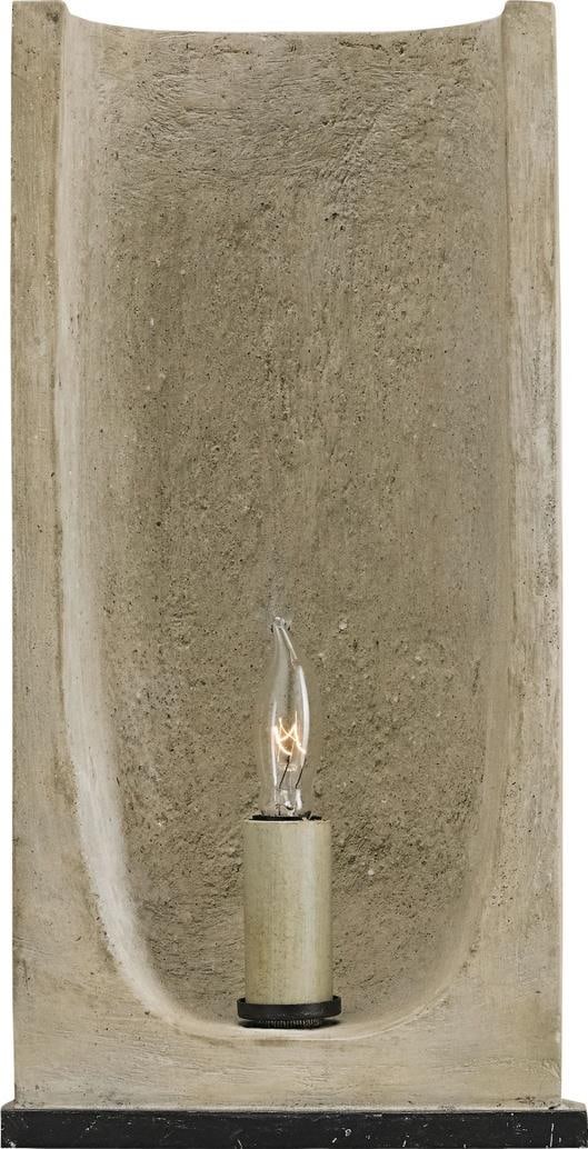 Currey Rowland Rustic Wall Sconce Aged Steel Portland 60W (1 of 4)