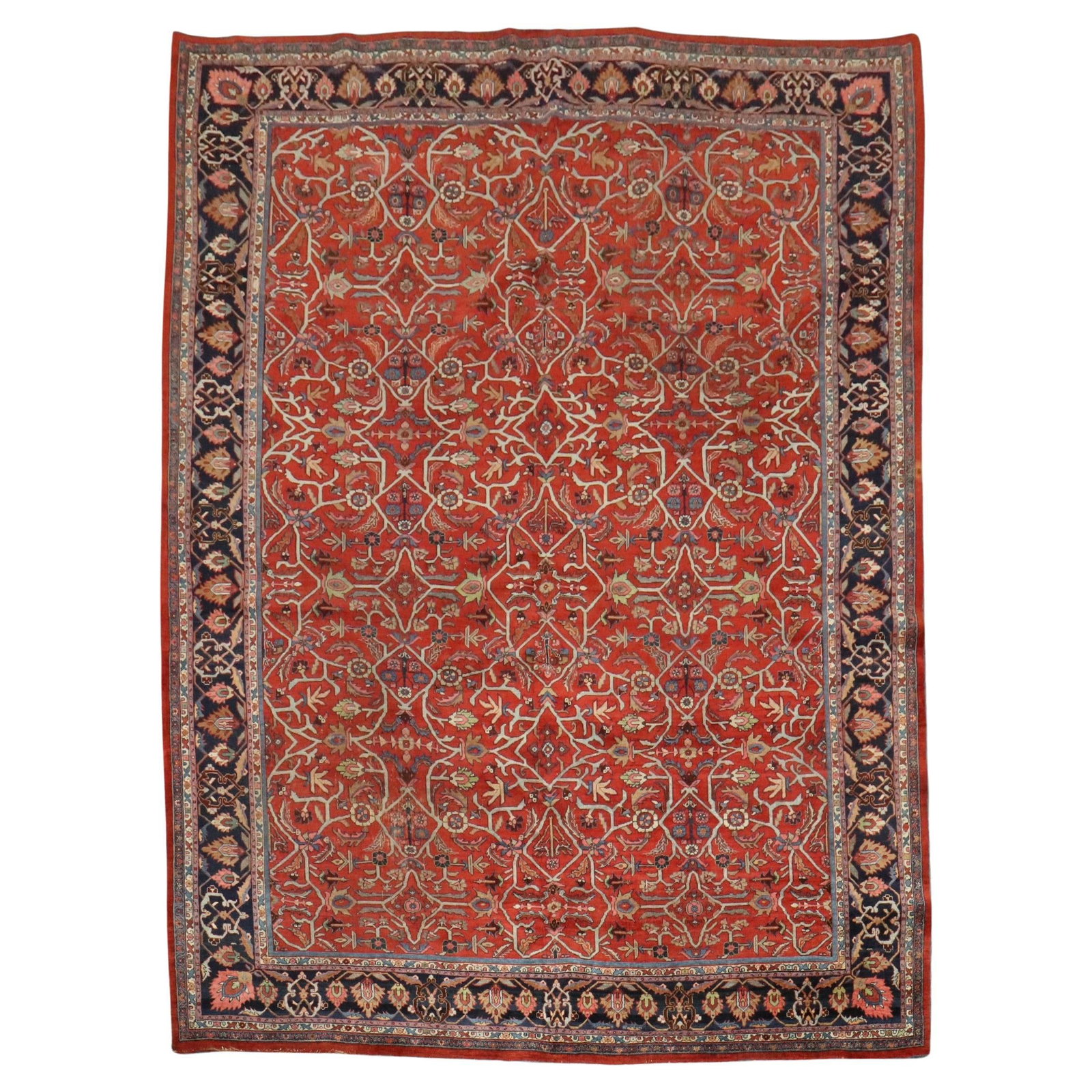 Authentic Jewel Toned Persian Bidjar Rug 9'1" x 12'2" Hand-Knotted: Authentic Jewel Toned Persian Bidjar Rug 9'1" x 12'2" Hand-Knotted Experience the elegance of this authentic early 20th Century Persian Bidjar Rug, beautifully hand-knotted from high-quality wool. Fea