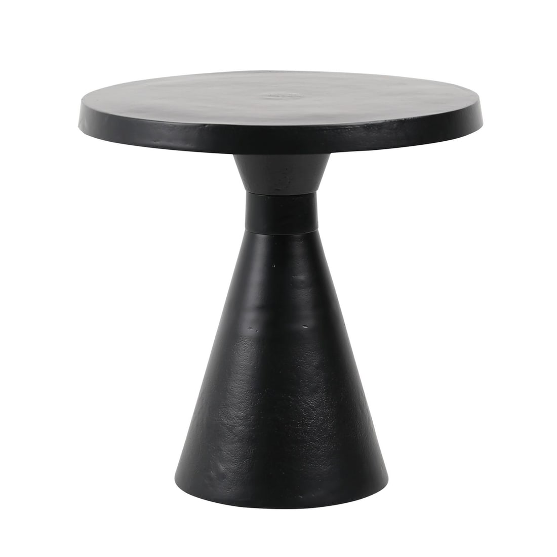 Elisand Black Aluminum Side Table 20.5H 20W 20D (1 of 2)