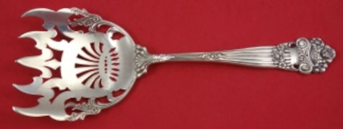 Towle Georgian Sterling Silver Croquette Server 8 3/8 Inch Monogrammed (1 of 2)
