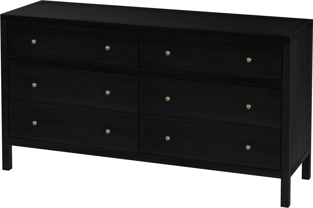 Nora Collection Acacia Dresser in Coffee Brown by Butler Specialty: Nora Collection Acacia Dresser in Coffee Brown by Butler Specialty This Nora dresser by Butler features a formal rectangular design crafted from acacia, acacia veneer, MDF, and pine. It is finished in