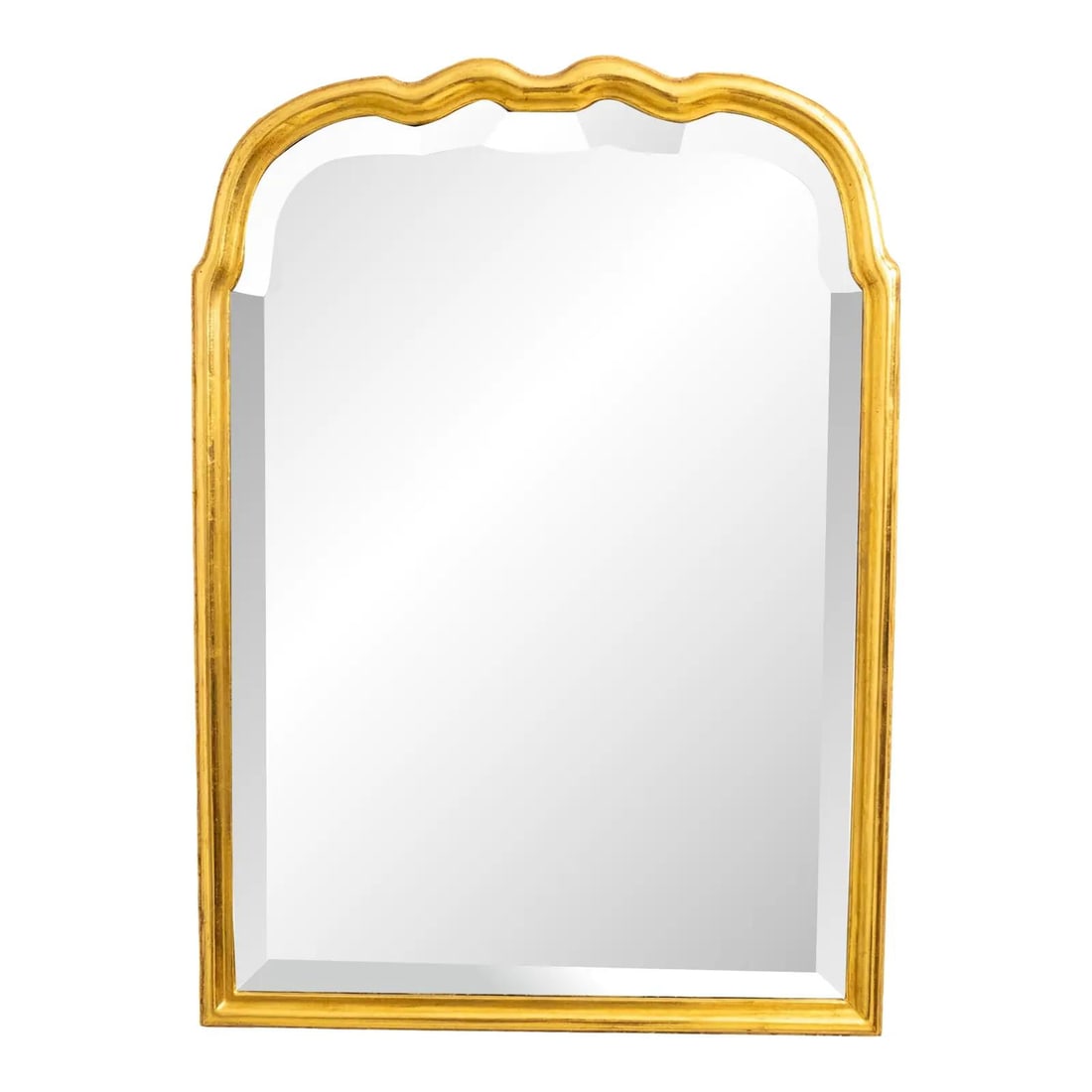 Friedman Brothers Colonial Williamsburg Gold Leaf Beveled Mirror 16 x 22.5: Friedman Brothers Colonial Williamsburg Gold Leaf Beveled Mirror 16 x 22.5 This exquisite Colonial Williamsburg Gold Leaf Mirror by Friedman Brothers is a testament to traditional craftsmanship. Featu