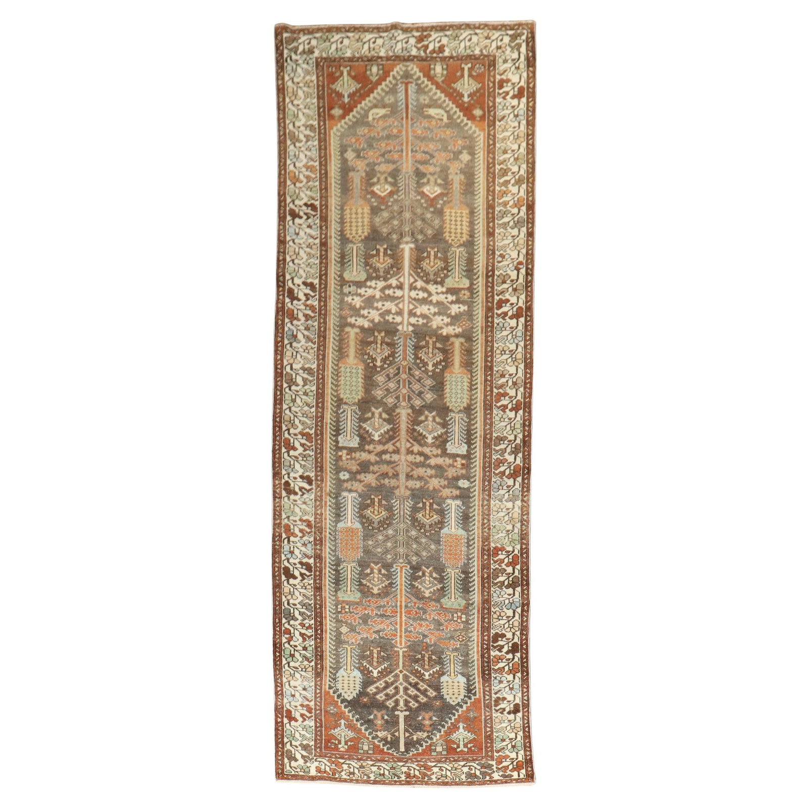 Persian Bakhtiari Wool Willow Tree Runner Rug Early 20th Century (1 of 8)