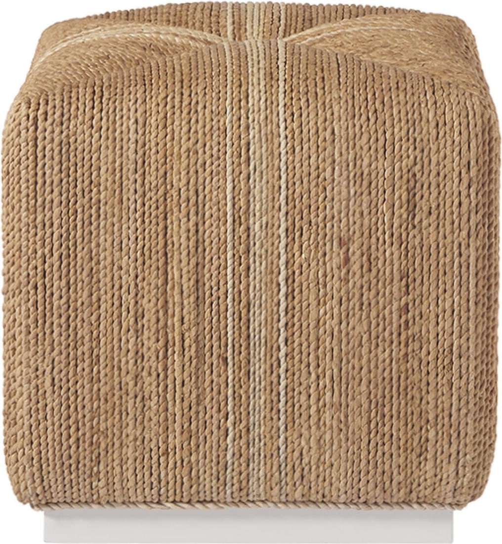 Universal Coastal Abaca Cube 18x18 for Relaxed Interiors: Universal Coastal Abaca Cube 18x18 for Relaxed Interiors Add a touch of coastal charm to your living space with this stylish abaca cube. Ideal for relaxed interiors, this versatile piece can serve as 