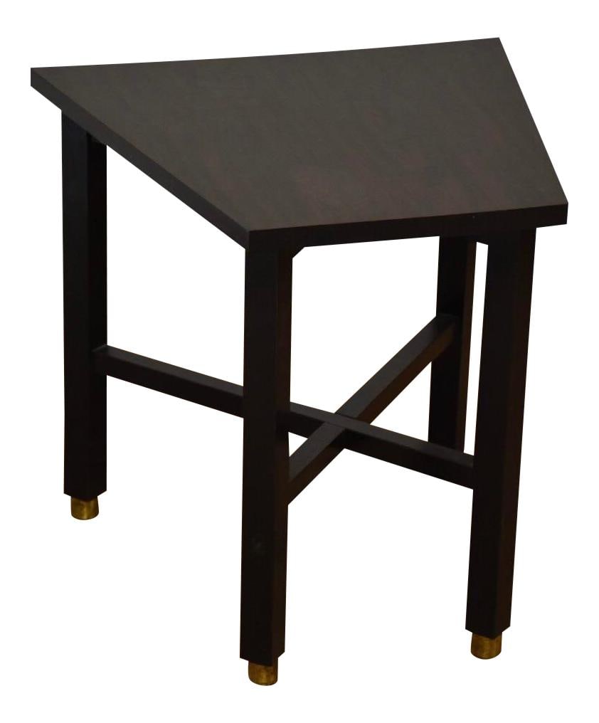 Mid-Century Modern Edward Wormley Dunbar End Table Ebony Finish: Mid-Century Modern Edward Wormley Dunbar End Table Ebony Finish This stylish mid-century modern end table, designed by Edward Wormley for Dunbar, features a sleek Formica top and is finished in an ele
