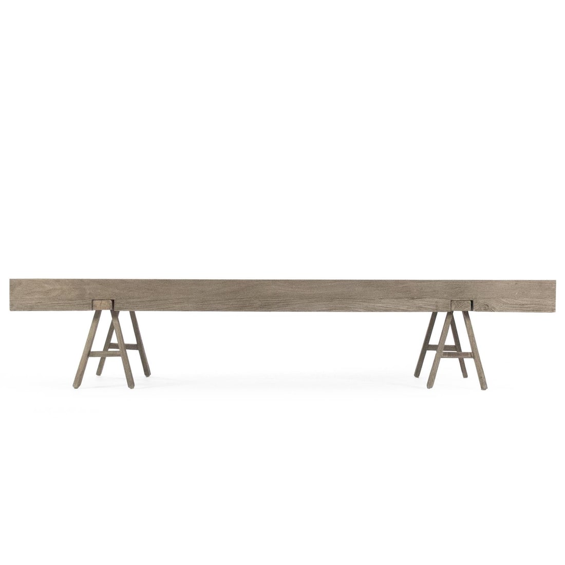 Zentique Cloe Beige Coffee Table Neo-Classical Revival 78.75 x 27.75 (1 of 3)