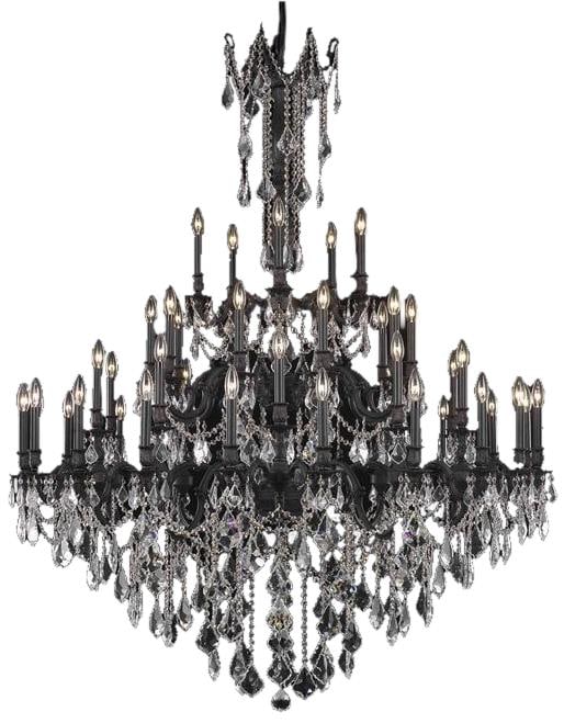 Elegant Lighting Rosalia Bowl Chandelier in Crystal and Dark Bronze: Elegant Lighting Rosalia Bowl Chandelier in Crystal and Dark Bronze Illuminate your space with this stunning bowl chandelier that exudes elegance and sophistication. The chandelier features a magnific