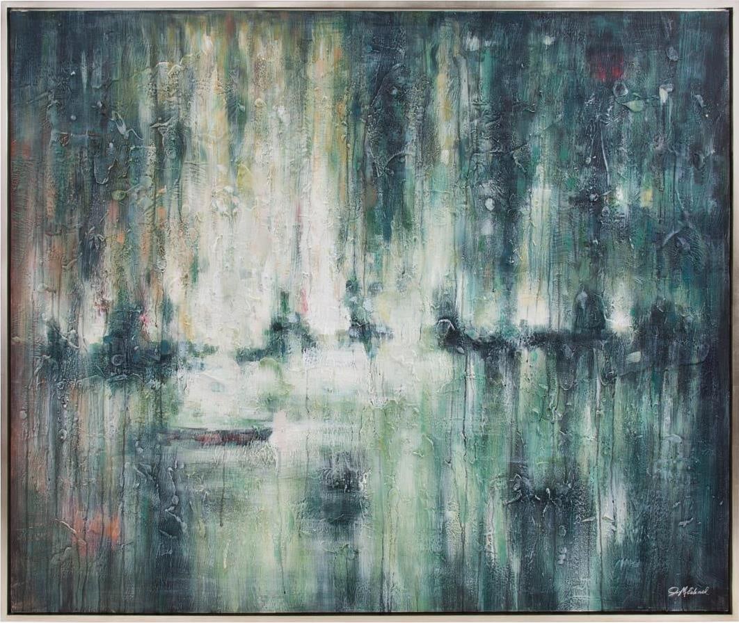 Howard Elliott Rainy All Day Oversized Canvas Art 51.75 x 61.75 Multi Finish (1 of 5)