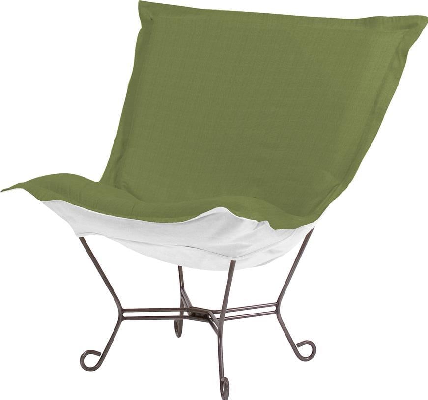 Howard Elliott Outdoor Seascape Puff Chair Moss Green Contemporary (1 of 1)