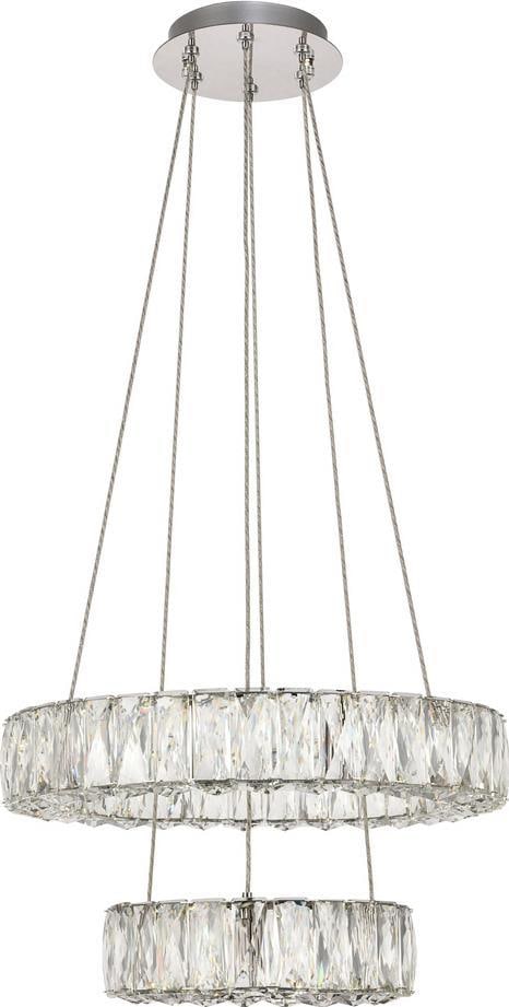 Elegant Lighting Monroe Chrome Crystal Pendant Light (1 of 1)