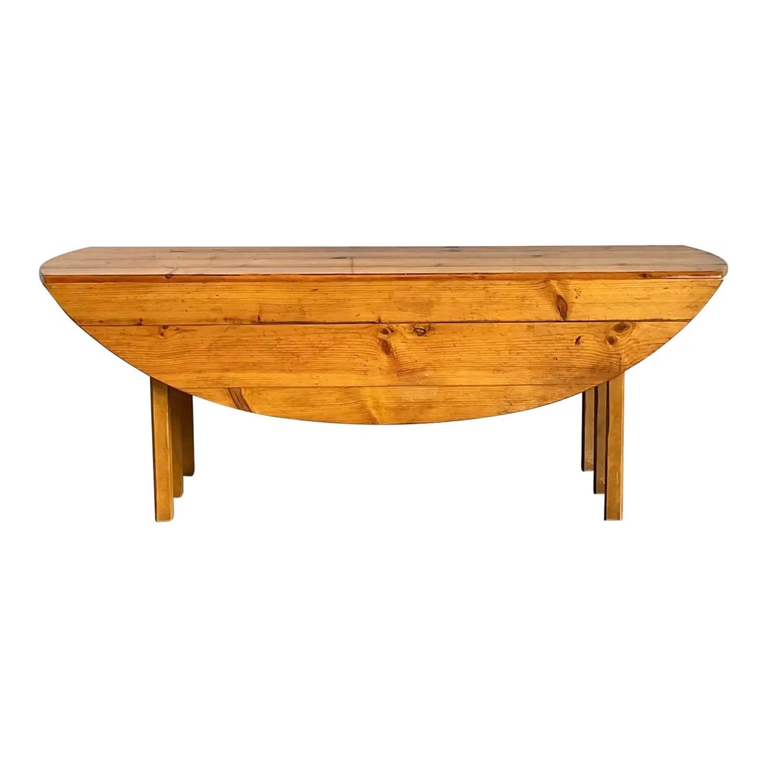 Wooden Drop-Leaf Dining Table with Bohemian Flair by Milling Road: Wooden Drop-Leaf Dining Table with Bohemian Flair by Milling Road This vintage Baker Milling Road drop-leaf table combines bohemian charm with timeless craftsmanship. Crafted from wood with a warm kha