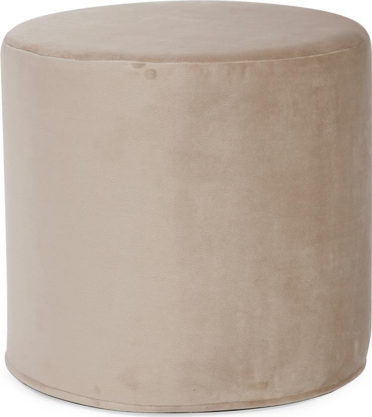 Howard Elliott Bella Round Ottoman with Removable Brown Cover: Howard Elliott Bella Round Ottoman with Removable Brown Cover This elegant ottoman features a removable cover for easy maintenance and a stylish design that complements any decor. Crafted with a hand-