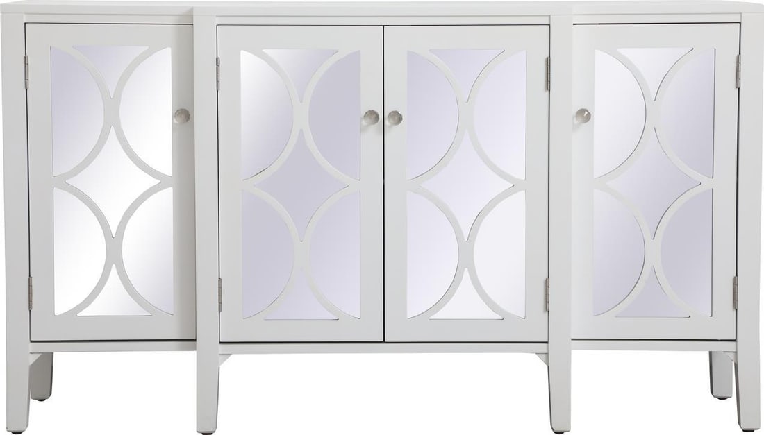 Elegant Lighting Transitional White Credenza 60 x 16 x 34: Elegant Lighting Transitional White Credenza 60 x 16 x 34 This stylish transitional white credenza combines elegance with functionality, making it a perfect addition to any dining or living space. Con