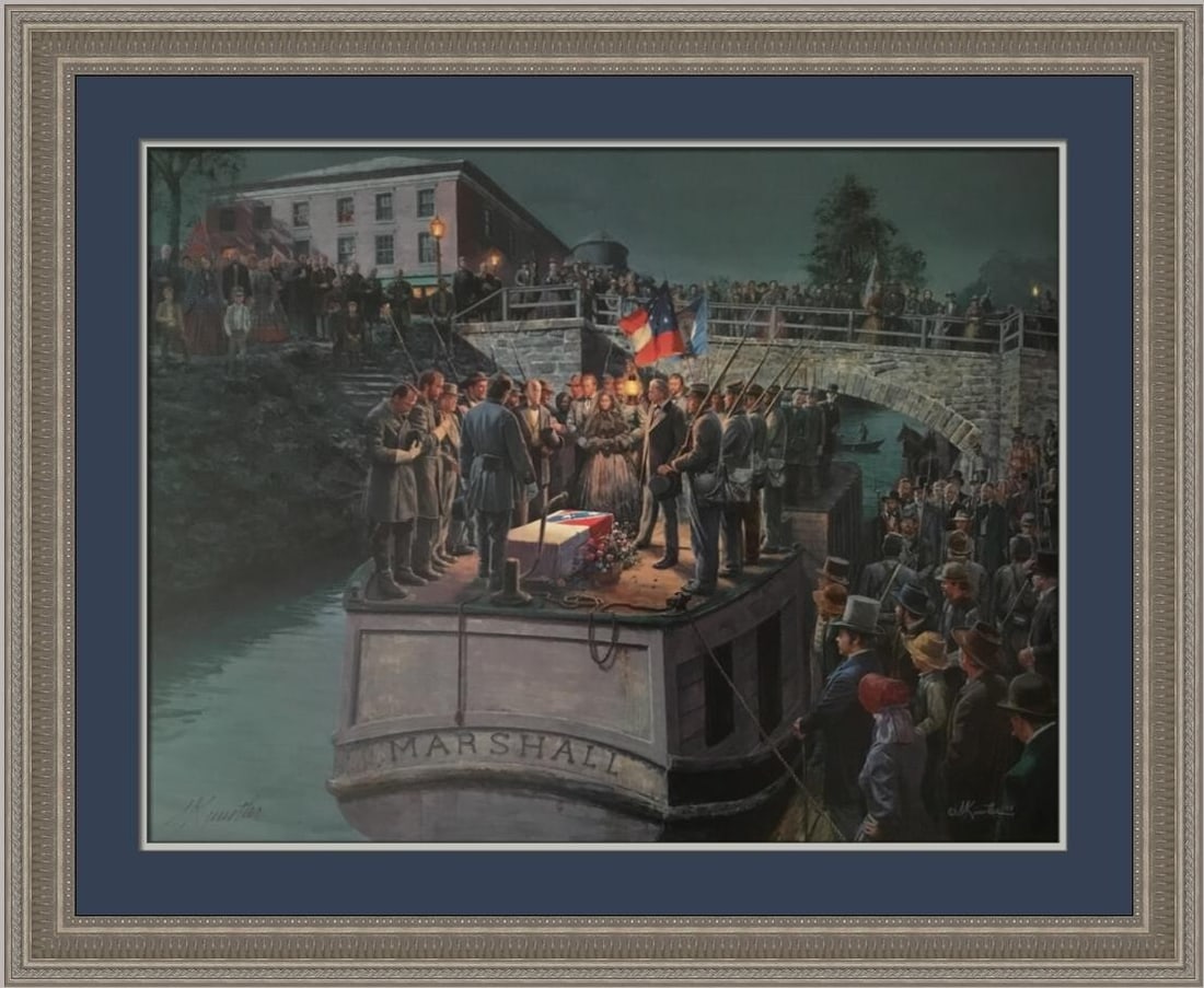 Custom Framed Mort Kunstler Signed Limited Edition Going Home Print With COA: Custom Framed Mort Kunstler Signed Limited Edition Going Home Print With COA This is a hand-signed, limited edition print titled "Going Home" by Mort Kunstler. The print is professionally custom frame