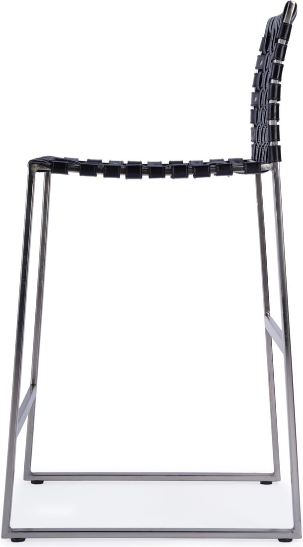 Butler Urban Collection Industrial Teak Rattan Counter Stool: Butler Urban Collection Industrial Teak Rattan Counter Stool Introducing the Elegant Urban Collection Leather Counter Stool, a perfect blend of style and functionality for your home. This counter stoo