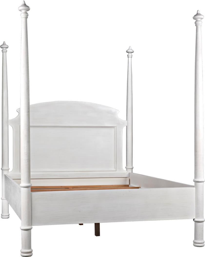 New Douglas Queen Bed Mahogany White Washed by Noir: New Douglas Queen Bed Mahogany White Washed by Noir This queen bed features an elegant design crafted from mahogany wood with a white washed finish. Part of the New Douglas collection, it offers a tim